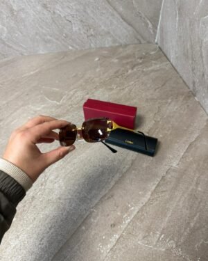 Cartier Brown Double Diamond Cut