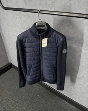 Canada Goose Cardigan Blue, Black Logo