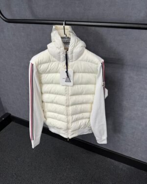 Moncler Cardigan Wit, NFC LOGO