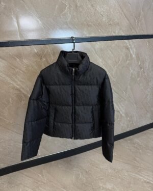 Christian Dior Oblique Black Winterjacket High Quality