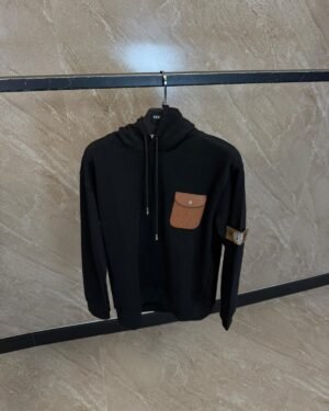 Christian Dior x Stone Island Black Hoodie