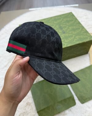 Gucci GG-Canvas Baseball Black Pet
