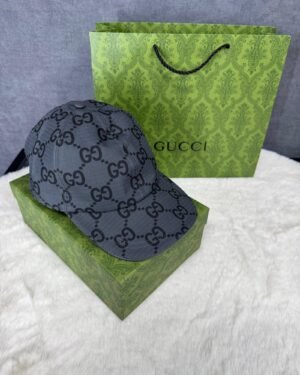 Gucci GG Ripstop Baseball Cap Grafiet