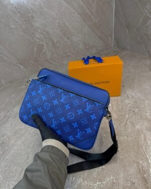 Louis Vuitton Trio Messenger Blue Bag High Quality