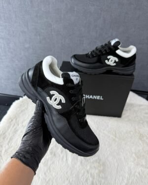 Chanel Sneakers Black White