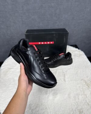 Prada Cups Black on Black Mat Color