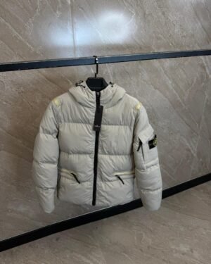 Stone Island Winterjas Beige