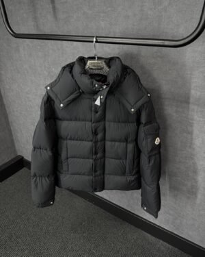 Moncler Vezere Hooded Down Jacket Black + NFC (High Quality)
