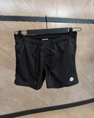 Moncler Small Logo Swim Short Black