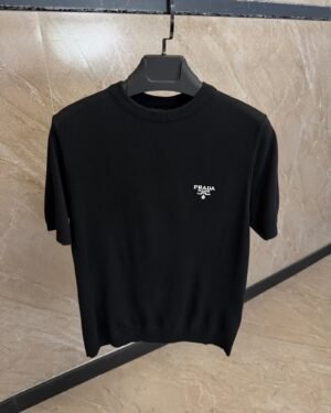 Prada Cotton T-Shirt Black
