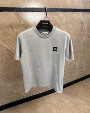 Stone Island Small Logo T-Shirt Grey