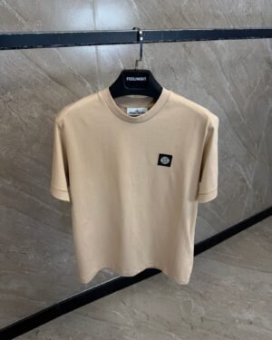 Stone Island Small Logo T-Shirt Beige
