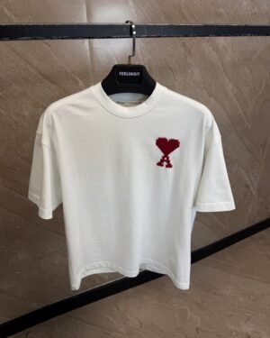 Ami Big Logo T-Shirt White