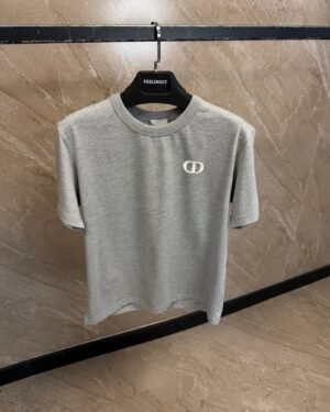 Dior CD Logo T-shirt Grey