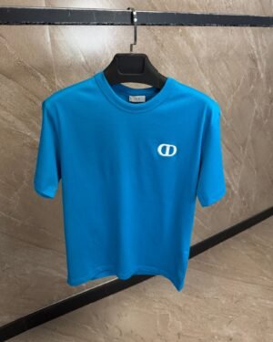 Dior CD Logo T-Shirt Blue