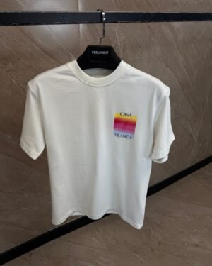Casablanca Fade Logo T-Shirt White