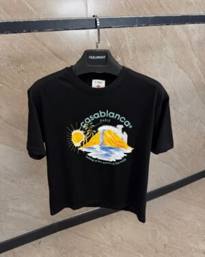 Casablanca World T-Shirt Black