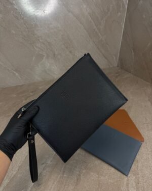 Hermes Clutch Bag Black