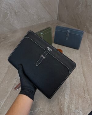 Hermes Clutch Buckle Bag Black