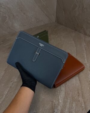 Hermes Clutch Buckle Bag Blue