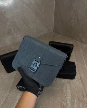 Dior Saddle Messenger Bag Blue