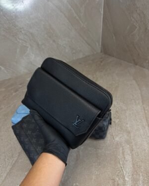 Louis Vuitton Fastline Messenger Bag Black