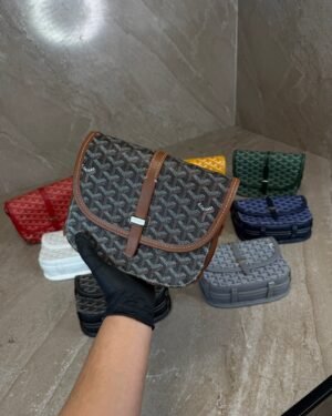 Goyard Belvedere PM Small Messenger Bag Brown