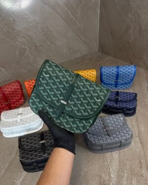 Goyard Belvedere PM Small Messenger Bag Green