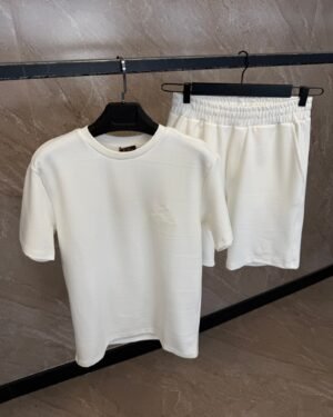 Loro Piana Basic Logo Summer Set White