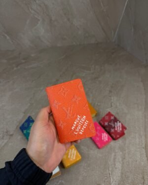 Louis Vuitton Orange Monogram Heritage Pocket Organizer