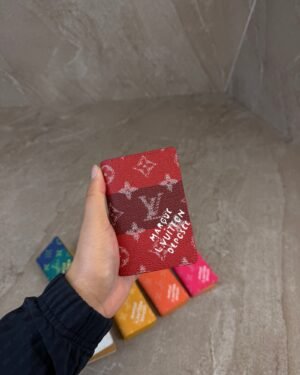 Louis Vuitton Red Monogram Heritage Pocket Organizer