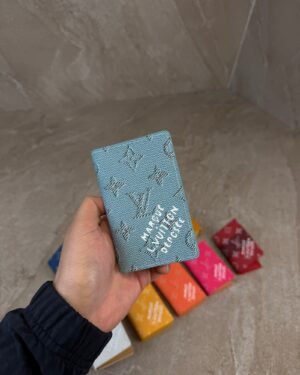 Louis Vuitton Blue Monogram Heritage Pocket Organizer