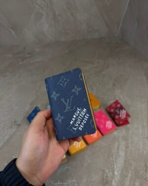 Louis Vuitton Ocean Blue Monogram Heritage Pocket Organizer