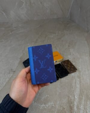 Louis Vuitton Taïgarama Pocket Organizer Blue