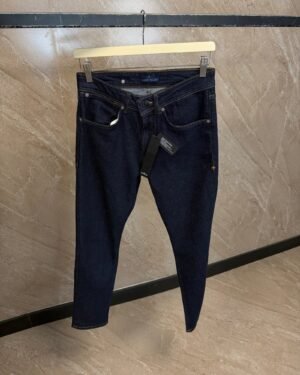 Stone Island Dark Blue Jeans, Black Label