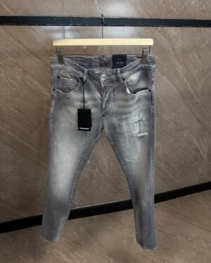 Dsquared2 Grey Jeans, Beige Label