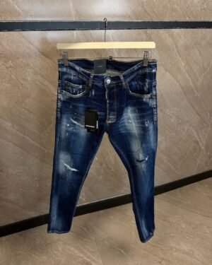 Dsquared2 Blue Jeans, Green-White Label