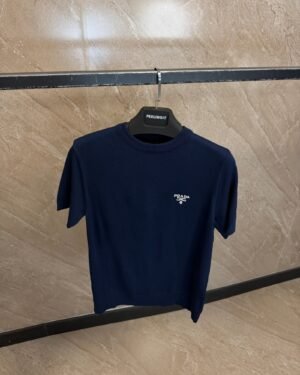Prada Milano Knit Wear T-Shirt Navy