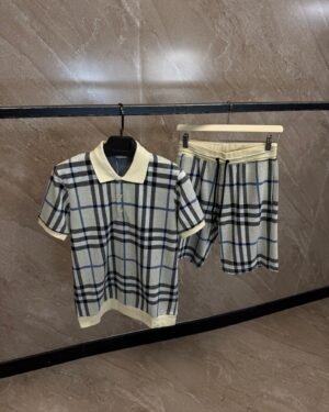 Burrbery Print Summer Set Beige