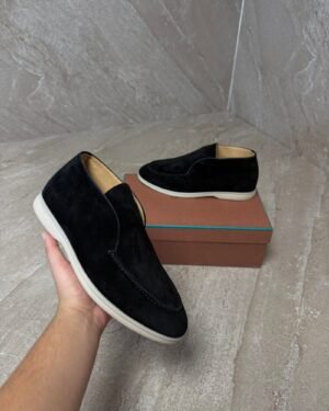 Loro Piana Open Walk loafers Black