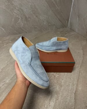 Loro Piana Open Walk loafers Frozen Blue