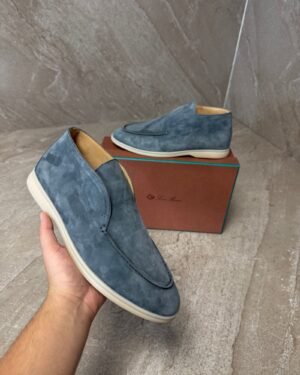 Loro Piana Open Walk loafers Gull Gray
