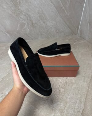 Loro Piana Summer Walk loafers Black