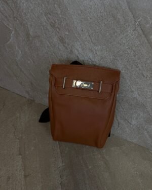 Hermes Togo Hac a Dos PM Backpack Brown Leather