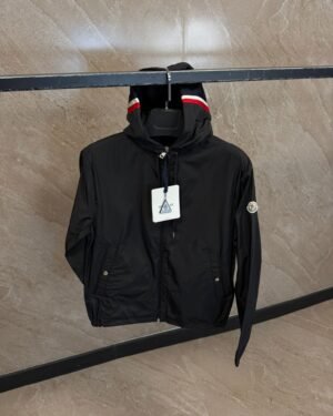 Moncler Grimpeurs Hooded Windbreaker Black