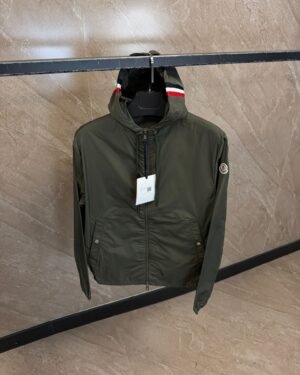 Moncler Grimpeurs Hooded Windbreaker Green