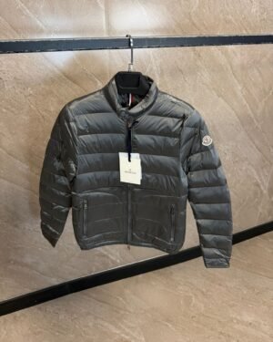 Moncler Acorus Short Down Jacket Grey