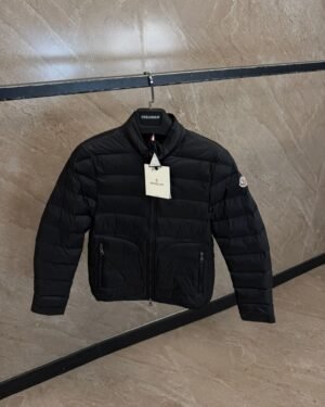 Moncler Acorus Short Down Jacket Black