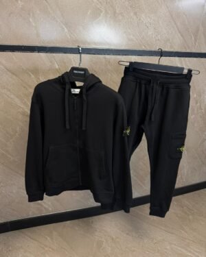 Stone Island Trainingspak Black Double Logo