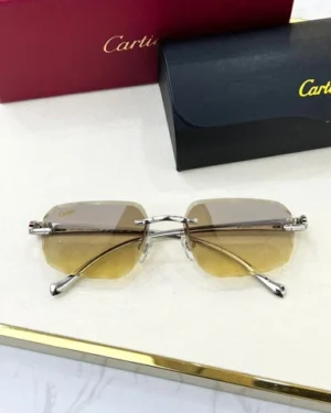 Cartier Panthere Silver, Yellow Glasses